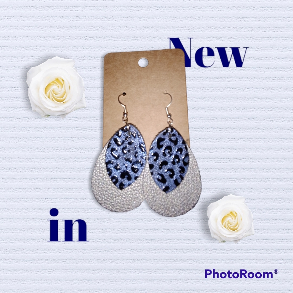 Faux Leather Earrings